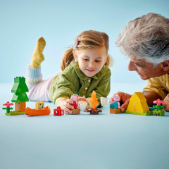 LEGO DUPLO 10452 Свинка Пеппа Конструктор Поход с Папой Свинкой, 32 детали, 2 фигурки, от 2 лет