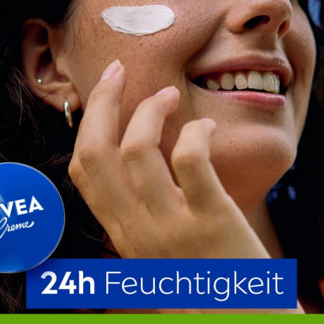 NIVEA Creme, 250 ml, Нивеа Классический крем в банке, пантенол и ланолин, глубокое питание, для всей семьи, 250 мл