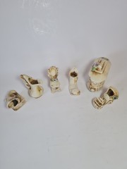 CREATIONS OF CAPODIMONTE Набор коллекционных фарфоровых фигурок, 6 штук, Италия, 1950-60гг.