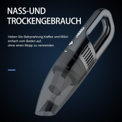 TOPMELON TOPMELON Akku-Handstaubsauger, Nass- und Trockenstaubsauger mit Kabel 120W Grau Беспроводной ручной пылесос TOPMELON, пылесос для влажной и сухой уборки с кабелем 120 Вт