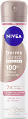 NIVEA Derma Control Clinical Ultra Dry Touch Deo Spray, 150 ml, Нивеа Дезодорант антиперспирант спрей, 2x гиалурон и витамин C, 100ч защита, ультра сухость, 150 мл