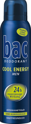 bac Дезодорант-спрей Energy for Men, 150 мл