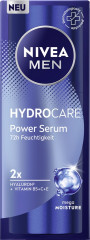 NIVEA MEN HydroCare Power Serum, 30 ml, Нивеа Мужская сыворотка для лица, гиалурон, пантенол и витамин C, 72ч увлажнение, 30 мл
