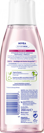 NIVEA Pflegender Toner Rose, 200 ml, Нивеа тоник пантенол, витамин E 200 мл