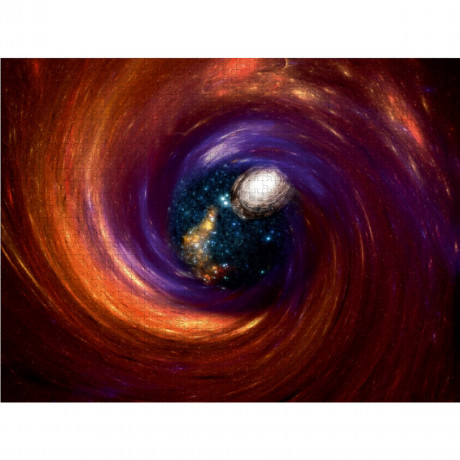 CALVENDO Puzzle CALVENDO Puzzle Im schwarzen Loch Пазл CALVENDO Puzzle В черной дыре