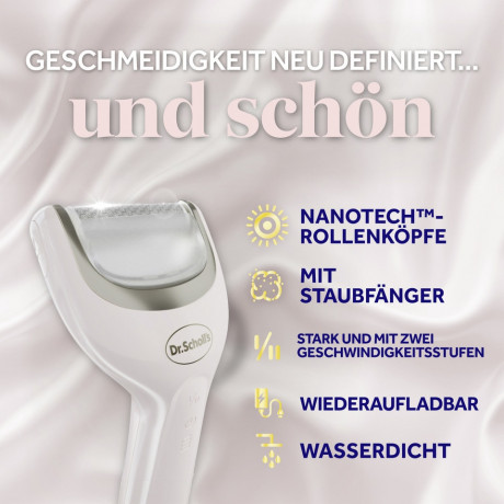 SCHOLL Pedi Perfect Elektronische Hornhautfeile, 1 St, Шолль Электрическая пилка Pedi Perfect, профессиональный педикюр дома, 1 шт