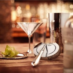 Robbe &amp; Berking Robbe &amp; Berking Martele Bar-Kollektion - 150 g versilbert Cocktailstrainer Robbe &amp;amp; Berking Martele Bar Collection - Ситечко для коктейлей с серебряным покрытием, 150 г