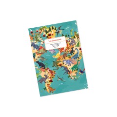 Janod Edukativ-Puzzle Dinosaurier mit Figuren Развивающие пазлы динозавры с фигурками