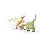 Janod Edukativ-Puzzle Dinosaurier mit Figuren Развивающие пазлы динозавры с фигурками