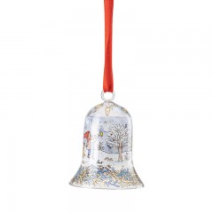 Hutschenreuther Hutschenreuther Jahresartikel Weihnachten 2022 Glasglocke 'Weihnachtsabend' d: 7 cm Ежегодная статья Hutschenreuther Рождество 2022 г. Стеклянный колокольчик &quot;Сочельник&quot; d: 7 см
