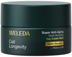 WELEDA Cell Longevity Super Anti-Aging Day Cream Rich, 50 ml, Насыщенный дневной антивозрастной крем для лица Day Cream Rich для питания и упругости кожи, 50 мл
