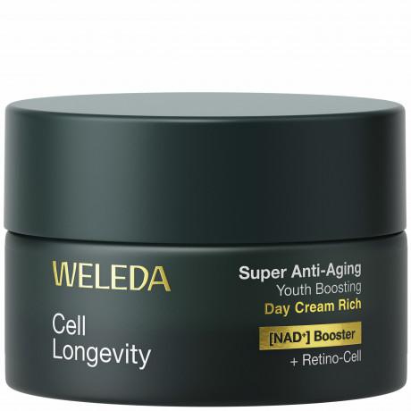 WELEDA Cell Longevity Super Anti-Aging Day Cream Rich, 50 ml, Насыщенный дневной антивозрастной крем для лица Day Cream Rich для питания и упругости кожи, 50 мл