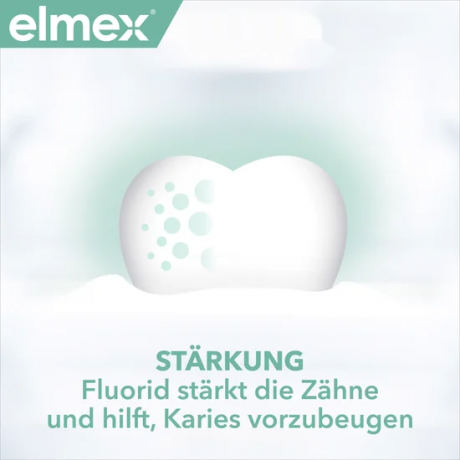 elmex Sensitive Zahnpasta 4x 75 ml Vorteilspack, Зубная паста Sensitive с аминофторидом для чувствительных зубов, 4 × 75 мл