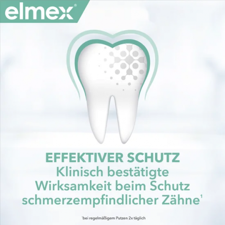 elmex Sensitive Zahnpasta 4x 75 ml Vorteilspack, Зубная паста Sensitive с аминофторидом для чувствительных зубов, 4 × 75 мл