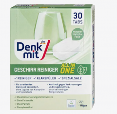 Denkmit Geschirrspulmittel-Tabs nat, 30 St Таблетки для посудомоечной машины nature, 30 шт