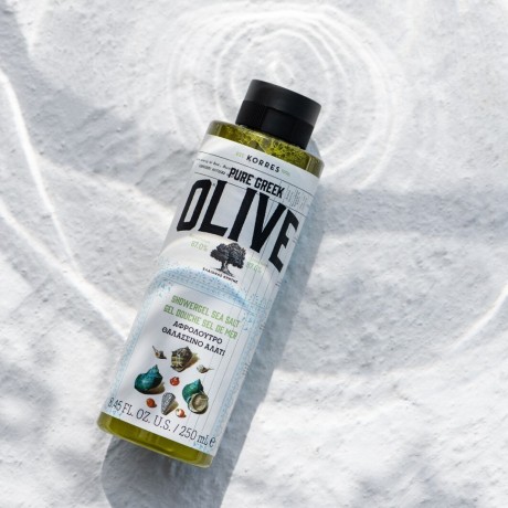 KORRES Olive & Sea Salt Showergel  Гель для душа с оливковым маслом и морской солью