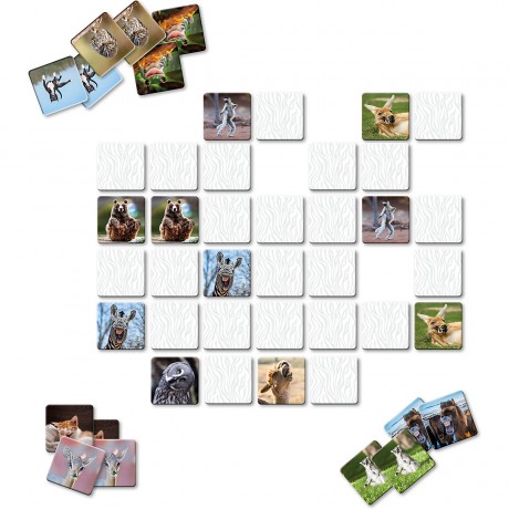 Memospiel Tierisch Lustig Памятка игра животное забавное