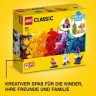 LEGO LEGO Classic 11013 Kreativ-Bauset mit durchsichtigen Steinen LEGO Classic 11013 Набор для творчества с прозрачными кубиками
