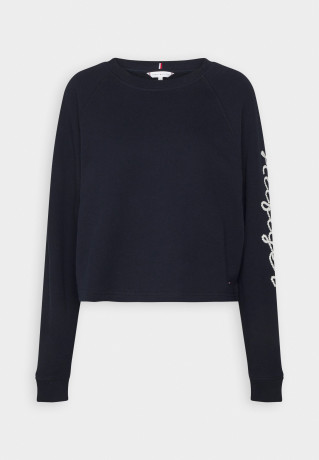 Tommy Hilfiger ROPE PUFF PRINT Sweatshirt desert sky ПРИНТ ROPE PUFF Толстовка небо пустыни