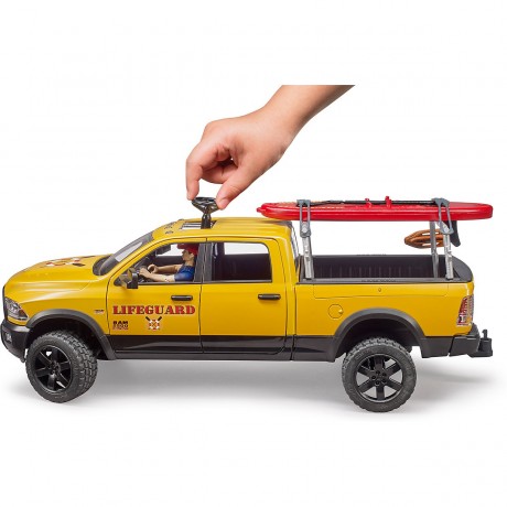 Bruder bworld Set Life Guard Power Wagon mit Figur Light bworld Set Life Guard Power Wagon с фигуркой