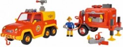 Simba Feuerwehrmann Sam Venus mit Anhanger und Figur Пожарный Сэм Венера с подвеской и фигуркой