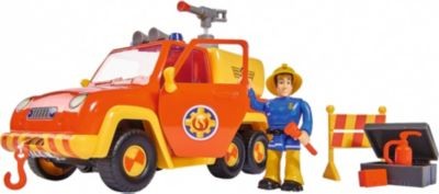 Simba Feuerwehrmann Sam Venus mit Anhanger und Figur Пожарный Сэм Венера с подвеской и фигуркой