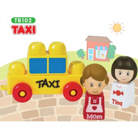 Tutor Blocks Meine ersten Magnetbausteine Taxi Мои первые магнитные конструкторы Такси