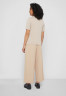 Tommy Hilfiger FLUID TWILL WIDE LEG CROP PANT Trousers beige ШИРОКИЕ УКОРОЧЕННЫЕ БРЮКИ FLUID TWILL Брюки бежевый