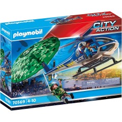 PLAYMOBIL PLAYMOBIL 70569 Polizei-Hubschrauber: Fallschirm-Verfolgung PLAYMOBIL 70569 Полицейский вертолет: Преследование с парашютом