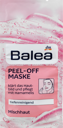 Balea Peel-Off, Маска для пилинга лица, Гамамелис, Абрикос, Маточное молочко, для смешанного типа кожи, 2 x 8 мл, 16 мл