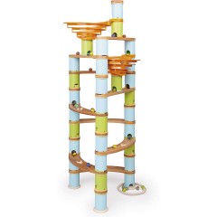 Kugelbahn: Bamboo Build  Run JUMBO Marble Run: Bamboo Build Run JUMBO