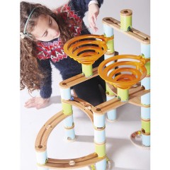 Kugelbahn: Bamboo Build  Run JUMBO Marble Run: Bamboo Build Run JUMBO