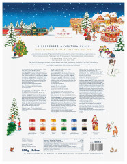 Niederegger Adventskalender Pyramide 300g, Адвент-календарь 2025 &quot;Пирамида&quot;, 24 сладких сюрприза, 40см х 30см, 300 грамм