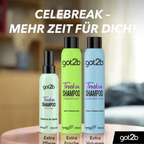 got2b Trockenshampoo Trocken Wasche Extra Frisch, Cухой шампунь на 48 часов "Свежий аромат", 200 мл