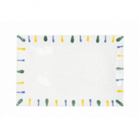 Gmundner Keramik Gmundner Keramik Buntgeflammt Platte rechteckig 30 x 20 cm Гмунднер керамика красочная пламенная тарелка прямоугольная 30 х 20 см