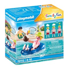 PLAYMOBIL PLAYMOBIL 70112 Badegast mit Schwimmreifen PLAYMOBIL 70112 Купальник с кольцом для плавания