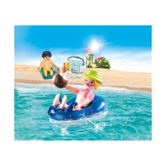 PLAYMOBIL PLAYMOBIL 70112 Badegast mit Schwimmreifen PLAYMOBIL 70112 Купальник с кольцом для плавания