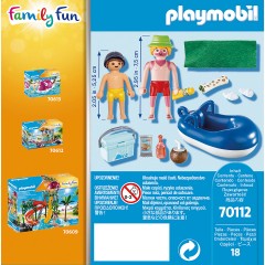 PLAYMOBIL PLAYMOBIL 70112 Badegast mit Schwimmreifen PLAYMOBIL 70112 Купальник с кольцом для плавания