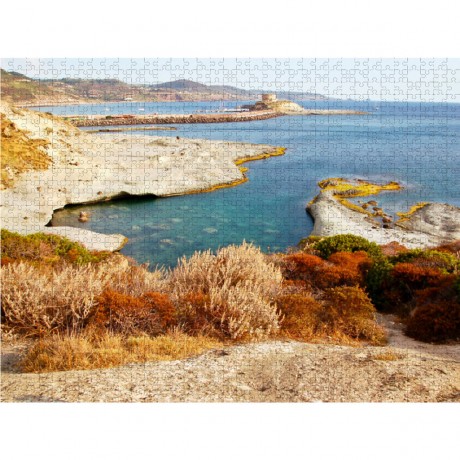 CALVENDO Puzzle CALVENDO Puzzle Traumhafte Sardische Bucht Пазл CALVENDO Puzzle Сказочная бухта Сардинии