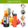 Kitchen Pro + Kitchen Pro + Smoothie-Maker mit 2 To Go Flasche 260W Mixer Blender, 260,00 W, 304-Edelstahl, Leicht zu reinigen, 2 Tritan-Trinkflaschen Kitchen Pro + прибор для приготовления смузи с 2 бутылками на вынос Миксер-блендер, 260 Вт, 260,00 Вт,