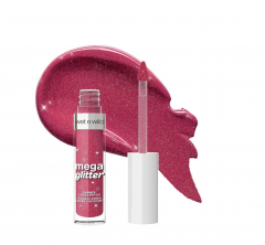 wet n wild Mega Glitter, Pink Future, Жидкая помада  шиммер, оттенок Pink Future, розовый с блестками, с витамином E, 3 мл