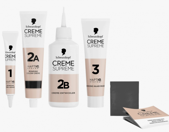 Schwarzkopf Creme Supreme 10-19, Стойкая крем-краска для волос Schwarzkopf Creme Supreme 10-19 Очень светлый перламутровый блонд, интенсивный уход и 100% закрашивание седины