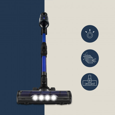 Zeegma Zeegma Akku-Handstaubsauger KLAAR, 400,00 W, beutellos 0.7 L Einfache Entleerung des Staubbehalters, 25 000 PA TURBOBRUSH 60 Minuten 0,7 L Touchpanel FLEX TUBE  Беспроводной ручной пылесос Zeegma KLAAR, 400,00 Вт, без мешка, 0,7 л Легкое опорожнени