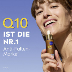 NIVEA Q10 Anti-Falten Experte Dual Action Serum, 30 ml, Нивеа Сыворотка для лица, Q10 и Glycostop, против морщин и гликации, результат за 2 недели, 30 мл