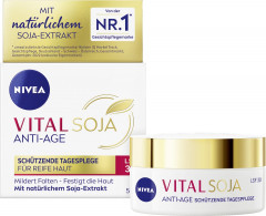 NIVEA VITAL Soja Anti-Age Schutzende Tagespflege LSF 30, 50 ml, Нивеа Дневной крем для зрелой кожи, SPF 30, экстракт сои, защита и подтяжка, 50 мл