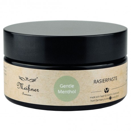 Meissner Tremonia Rasierpaste, Violettglastiegel Gentle Menthol  Паста для бритья, баночка из фиолетового стекла Gentle Menthol