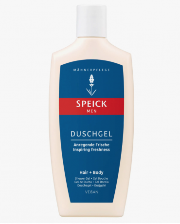 SPEICK Men Duschgel 250ml, Гель для душа 2в1 для мужчин, для тела и волос, мягкое очищение без сухости, с экстрактом Speick и шалфея, свежий мужской аромат, 250 мл