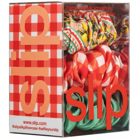 Slip Pure Silk Scrunchies Large  Резинка для волос из чистого шелка, большая