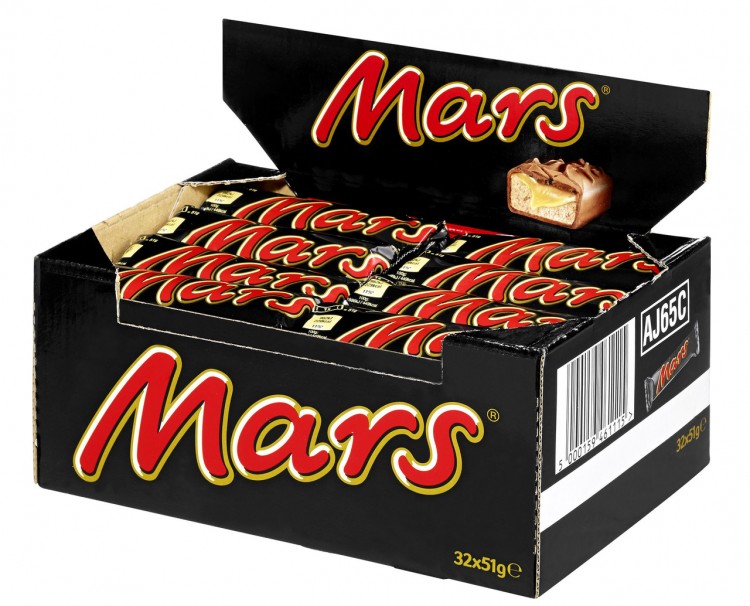 Батончик шоколадный Mars, 50гр