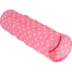 KNORRTOYS.COM Spieltunnel Pink white stars Игровой туннель Розовые белые звезды